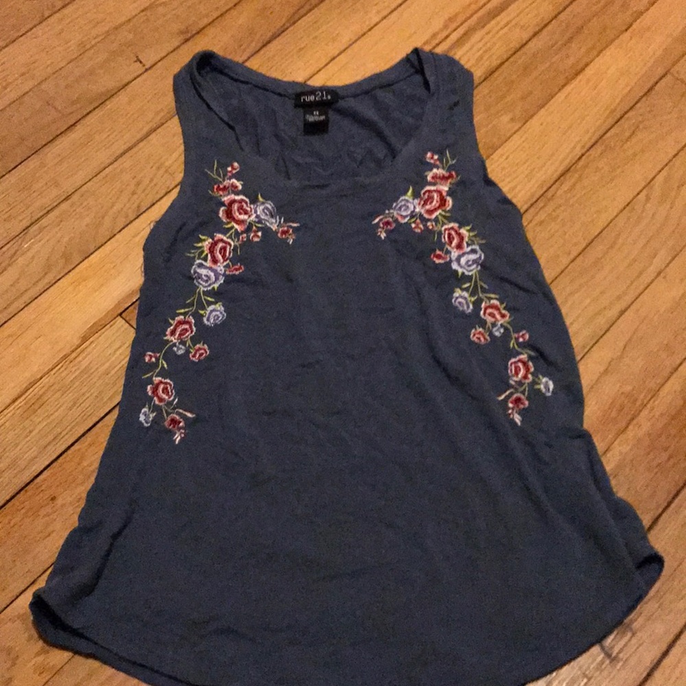 Flower tank top